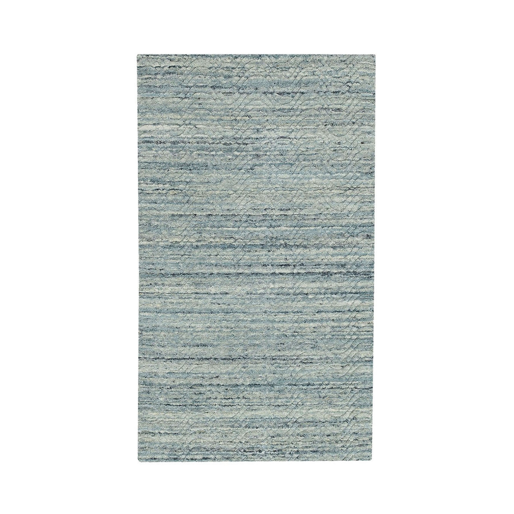 Modern & Contemporary Wool Power-Loomed Area Rug 2'10